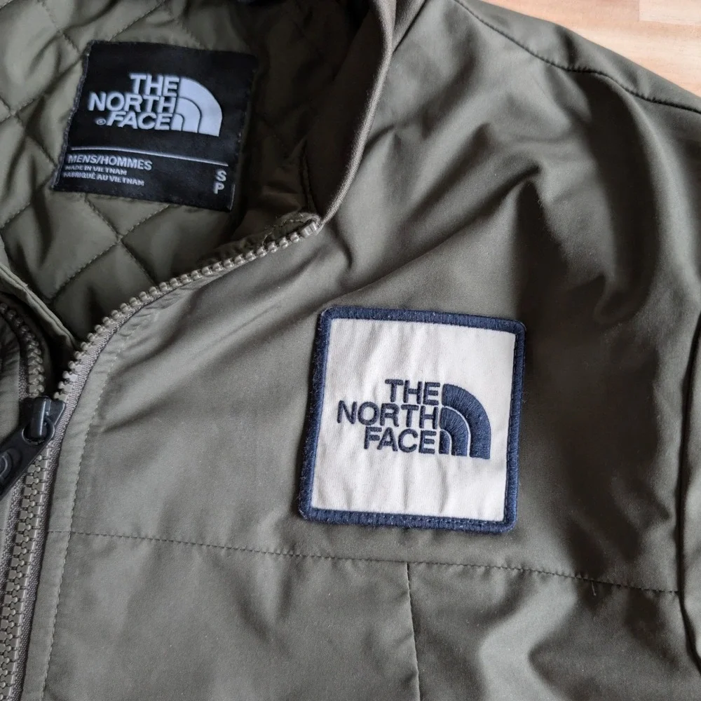 The North‎ Face Men's Vintage Rare Jester Bomber Jacket Olive Green Patch Small